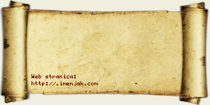 Alimpije Bogdanović vizit kartica